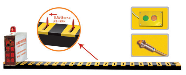 霸州市V3嵌入式闯岗自动扎胎器/阻车器